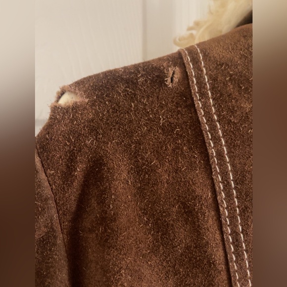 Vintage VANY by Arcelus New York suede leather -Penny Lane coat - Picture 4 of 14